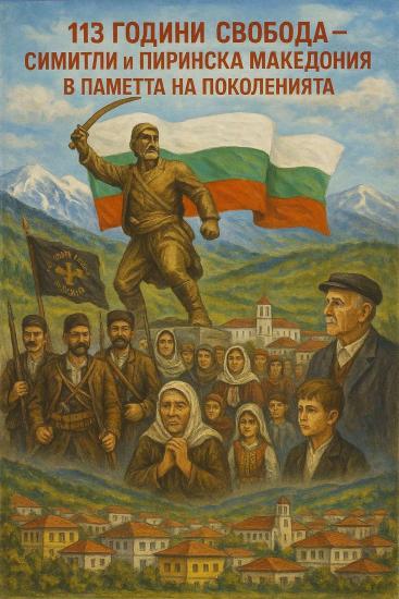 Община Симитли (121), Народно читалище „Св. Климент Охридски – 1922“, Конкурс (304), 113-та годишнина от освобождението на Симитли, 13-та годишнина от Балканската война и Освобождението на град Симитли и Пиринска Македония