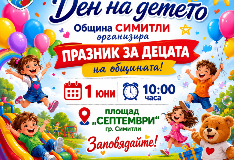 1 юни, празник на децата, Ден на детето, празинк, деца