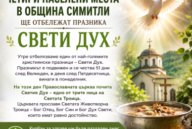 Община Симитли (121), курбан за здраве (848), Симитли Инфо (3418), Свети Дух (462)