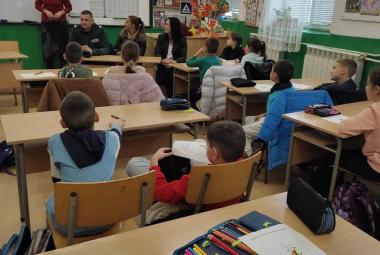 СУ Симитли, ученици, открит урок,родители, Илонка Сотирова