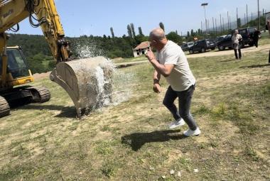 Апостол Апостолов, първа копка